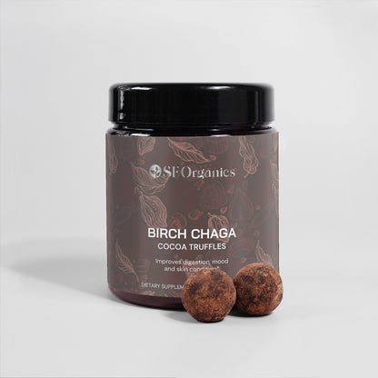 Birch Chaga Cocoa Truffles