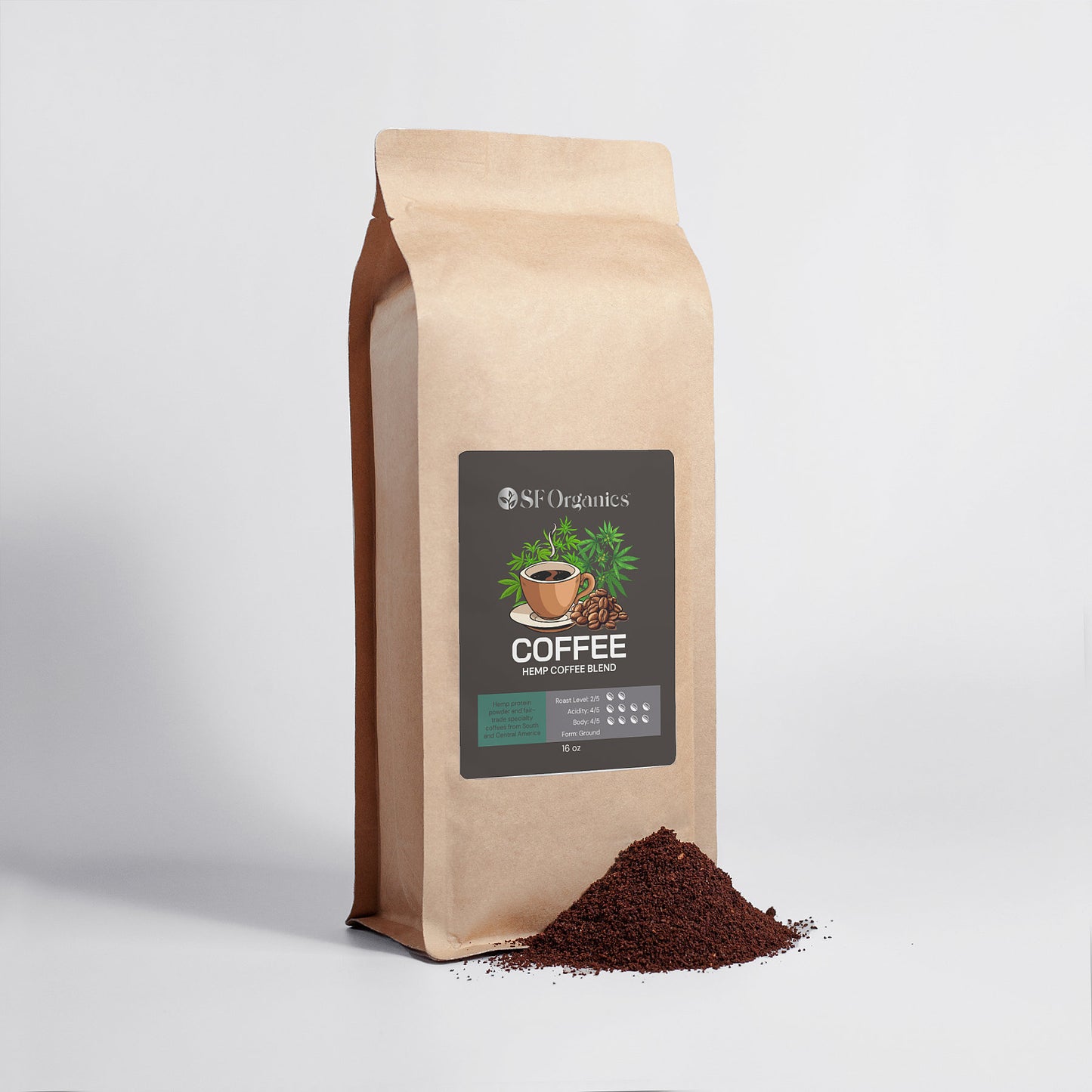 Organic Hemp Coffee Blend - 16oz