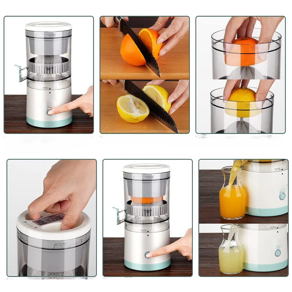 Portable Electric Juicer Multifunctional Household Juice Machine - USB Rechargeable_4